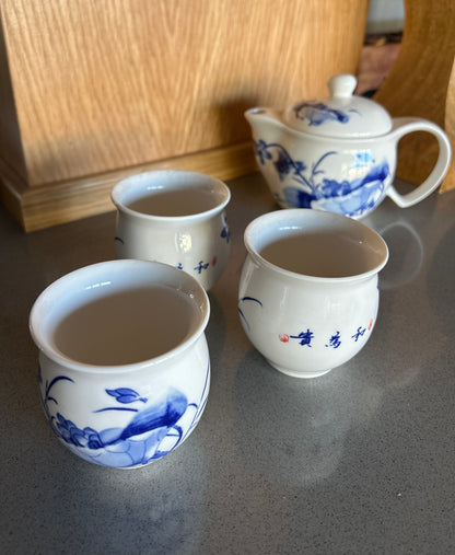 Blue Lotus Tea Set