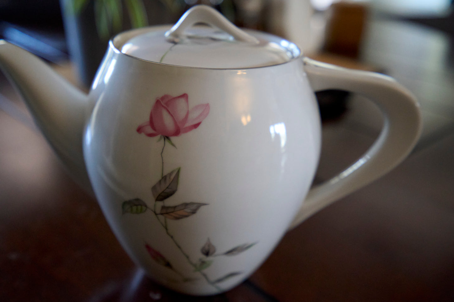 Dawn Rose Teapot